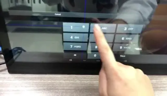 Elc 15,6 e 10,1 polegadas para montagem em parede com toque capacitivo Rk3568 WiFi Android 11 Tela dupla para publicidade em LCD