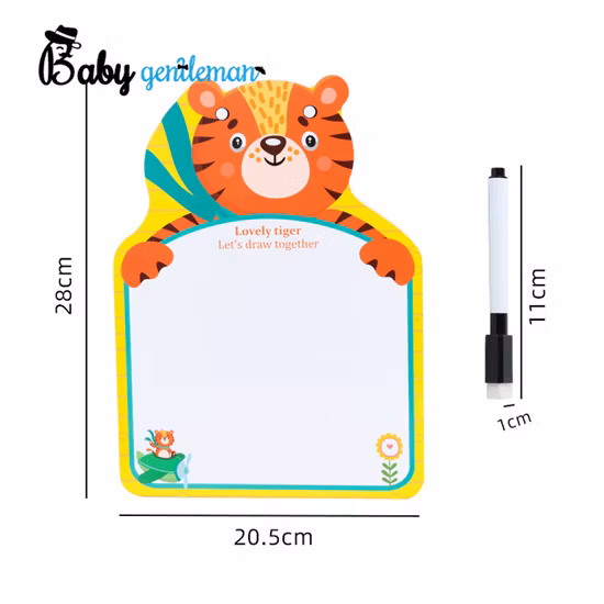 Novo design de madeira para crianças apagáveis ​​prancheta de urso para crianças Z12190b